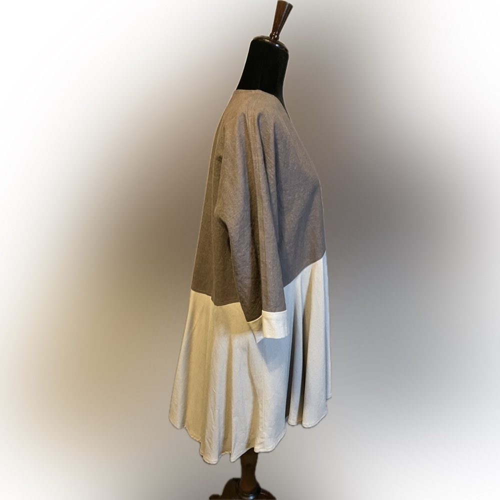 Handmade Color-Block Kimono Jacket size OS - Picture 2 of 14